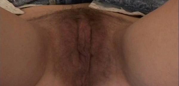  Slut with hairy pussy wants to get banged immediately